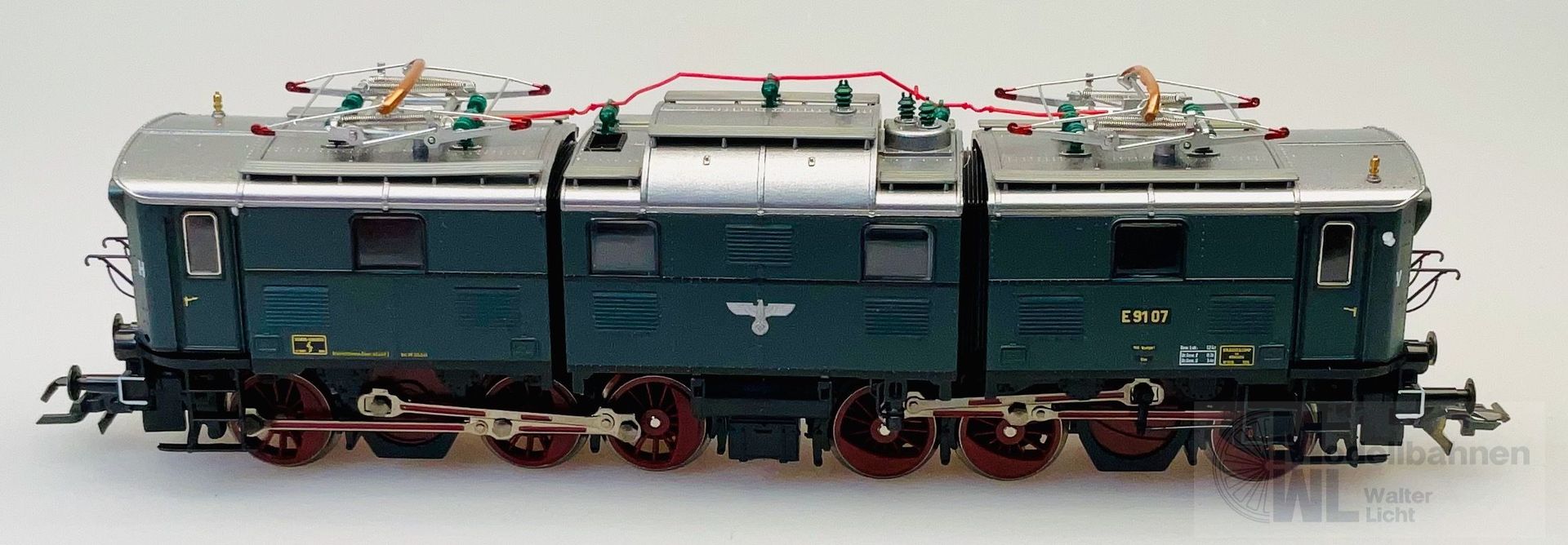 Roco 43775 - Roco - E-Lok E91 07 DRG Ep.II grün H0/GL